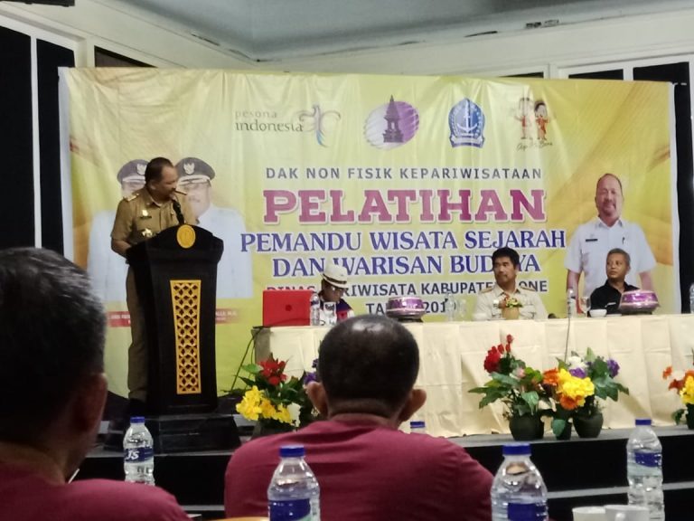 Dinas Pariwisata Bone Gelar Pelatihan Pemandu Wisata