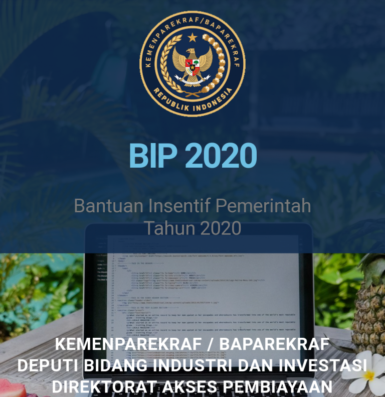 Dapatkan Bantuan Insentif Pemerintah (BIP) Tahun 2020 Senilai Rp 100 Juta – 200 Juta