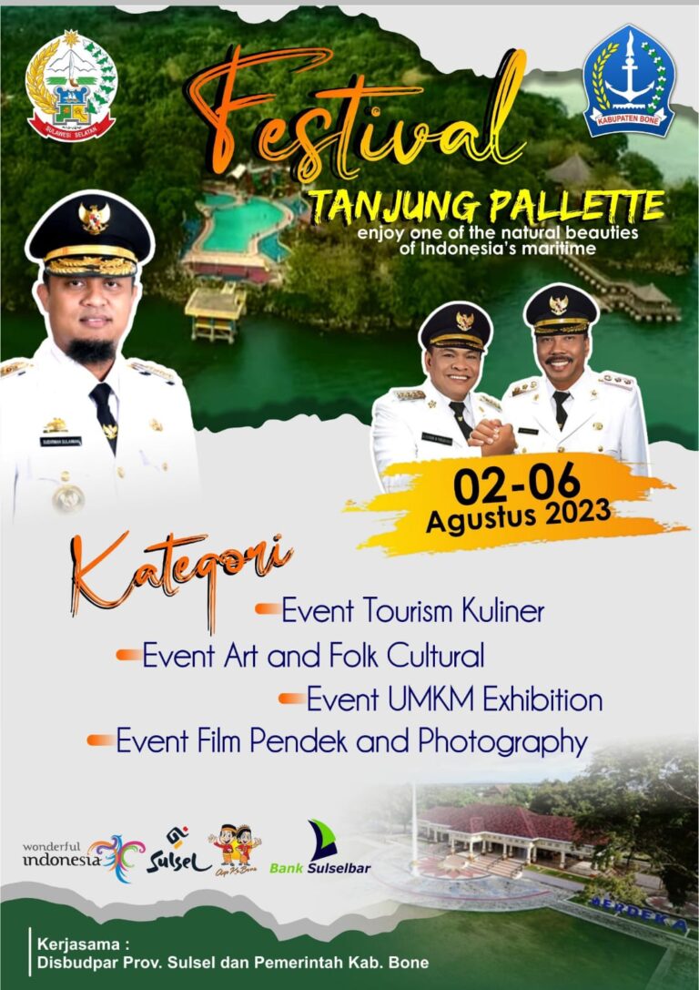 Festival Tanjung Pallette tgl 02 – 06 Agustus 2023