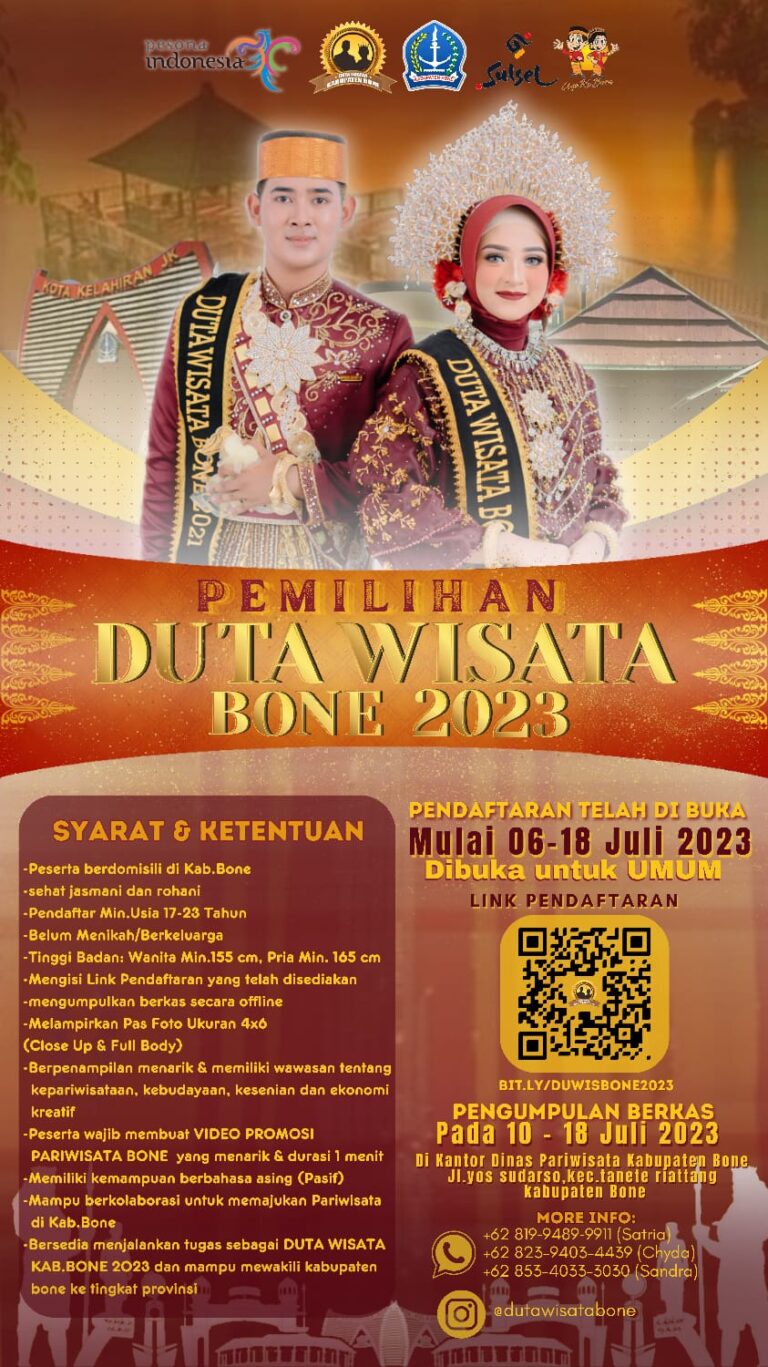 Pemilihan Duta Wisata Bone 2023